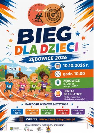 Bieg dla dzieci - Zębowice 2026